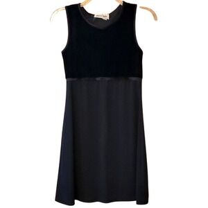 Byer Too California Girls‎ Black Velvet Sleeveless Dress Size 8